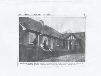 Village Hall opening 1935