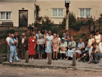 Village sign ceremony 1989